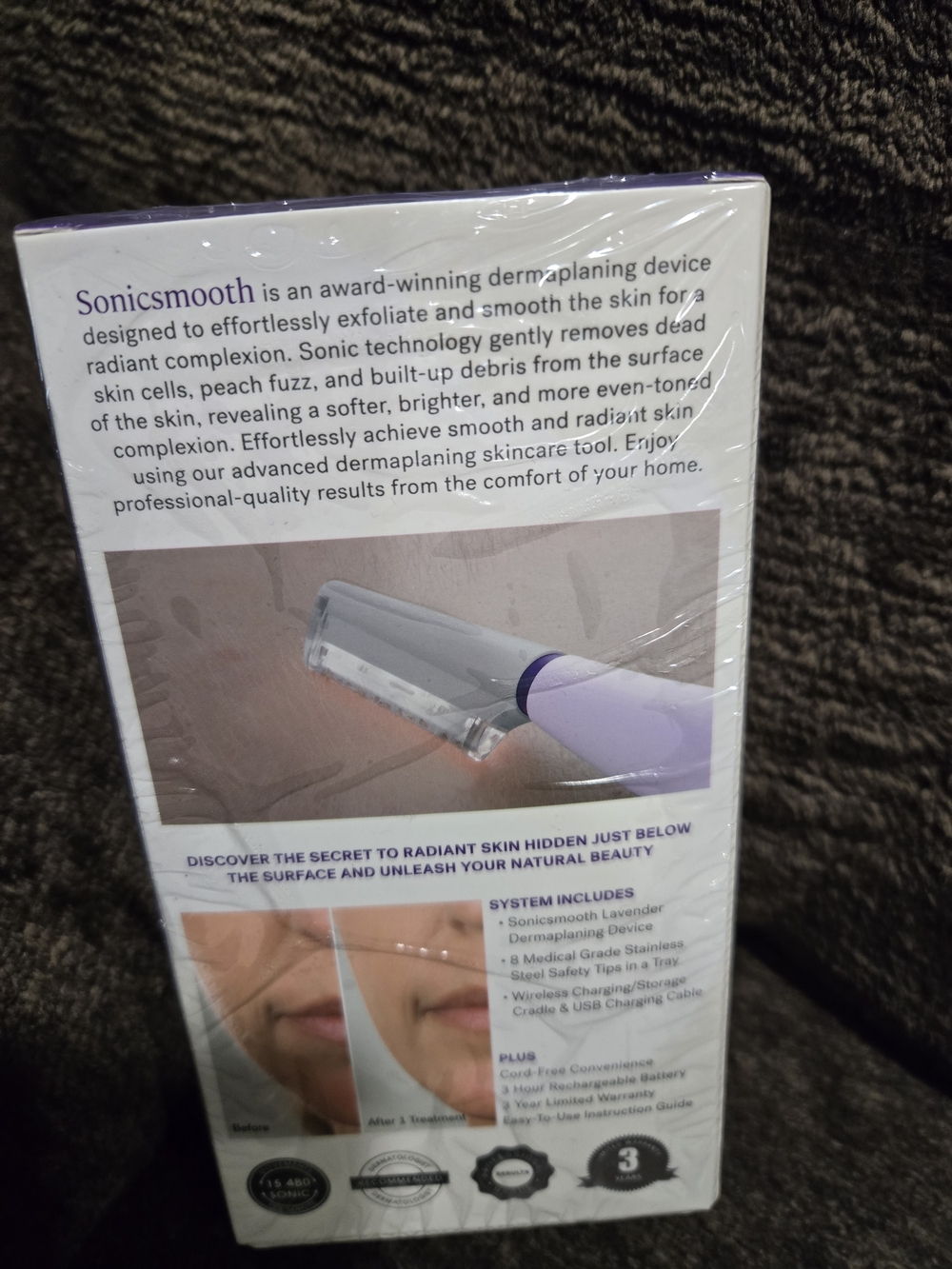 MICHAEL TODD Beauty Sonicsmooth Sonic Dermaplaning Tool - Lavender - Picture 2 of 2